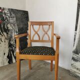 Art deco oak armchair 1940/1950