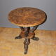 Brutalist pedestal table in vine around 1950