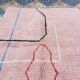 Handmade traditional natural wool rug 1.5/2.5 m