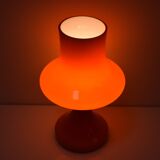 Large glass table lamp, by Stepan Tabery for OPP Jihlava, 1970's.