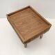 Leather Relaxing Stool/Footstool/ Tray/Side Table