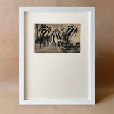 Gueliz - Collage on postcard