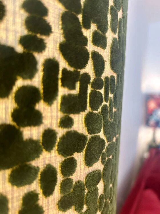 Set of 2 MCM table lamps: Unique recycled pieces made from vases by Ditmar Urbach Keramik – Czech Republic.