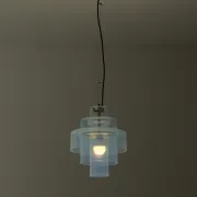 LS-120 3-tier pendant lamp - 1970s - Carlo Nason