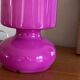 Lykta purple glass table lamp Ikea 80s vintage LAMP-7147