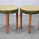Pair of Art Deco stools, Czechoslovakia, 1940s