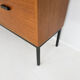 Mid-century teak hall way cabinet with mirror, The Netherlands 1950's