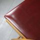 Vintage red Eden folding chair by Gio Ponti