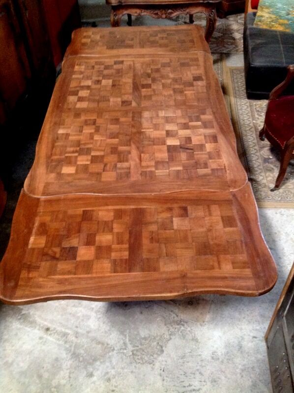 Louis XV style walnut table