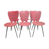 Series of 6 c chairs 60s