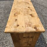 Old trade furniture with 3 drawers and 3 doors