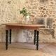 Antique round wooden table