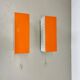 Vintage Pop Art wall lamps, 1950s, set of 2