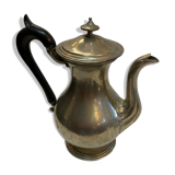 Silver metal teapot