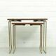 Tables gigognes en bois de teck vintage par Brabantia