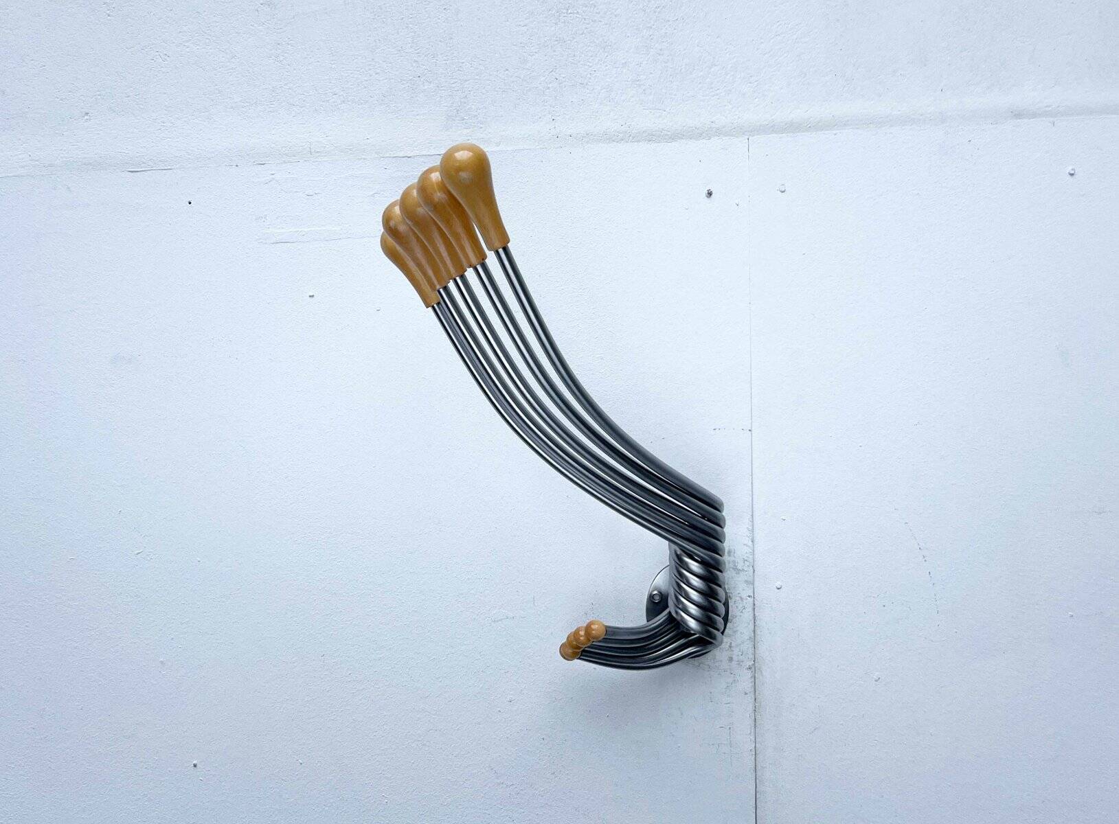 Postmodern Italian Wall Hook Octopus by J. De Pas, P. Lomazzi and D. D'Urbino for Zanotta, 1990s