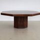 Octagonal dining ore conference table with drawers