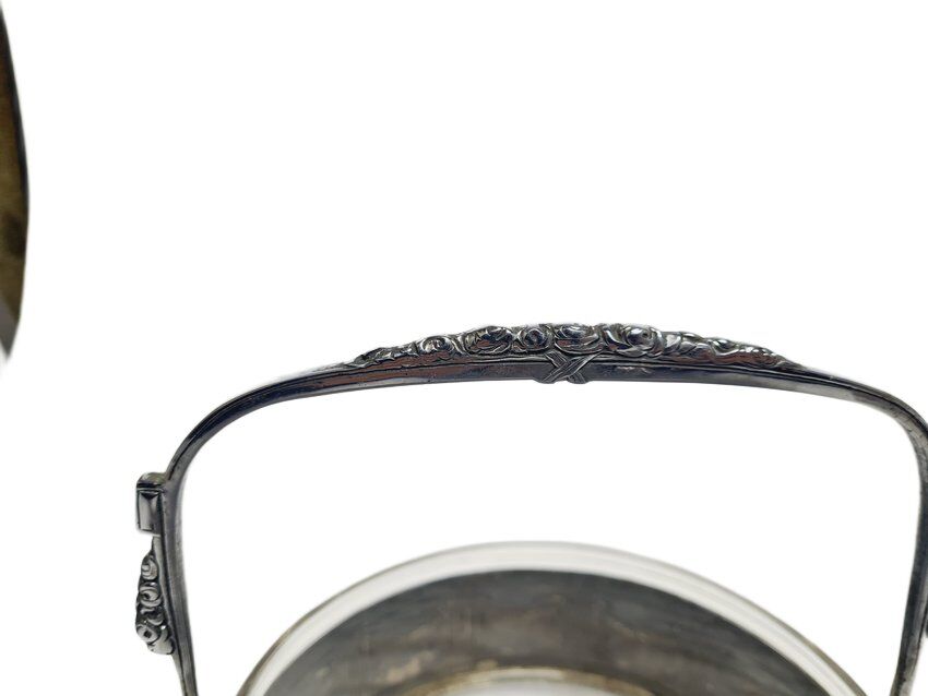 Antique Art Nouveau fruit basket, 1900s