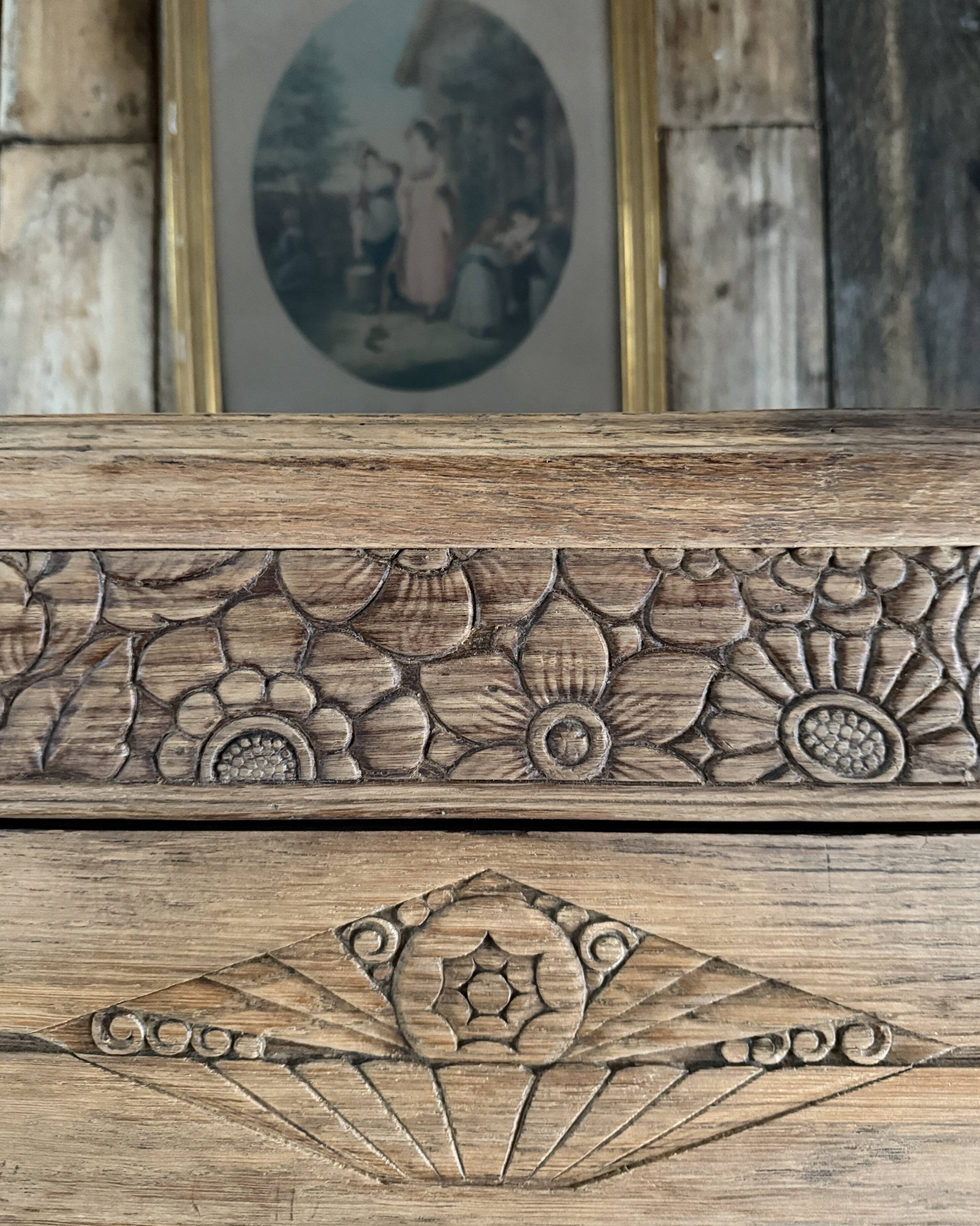 Armoire Art Déco en chêne (rénovée)