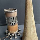 Accolay metal and ceramic lamp (1945-1989)