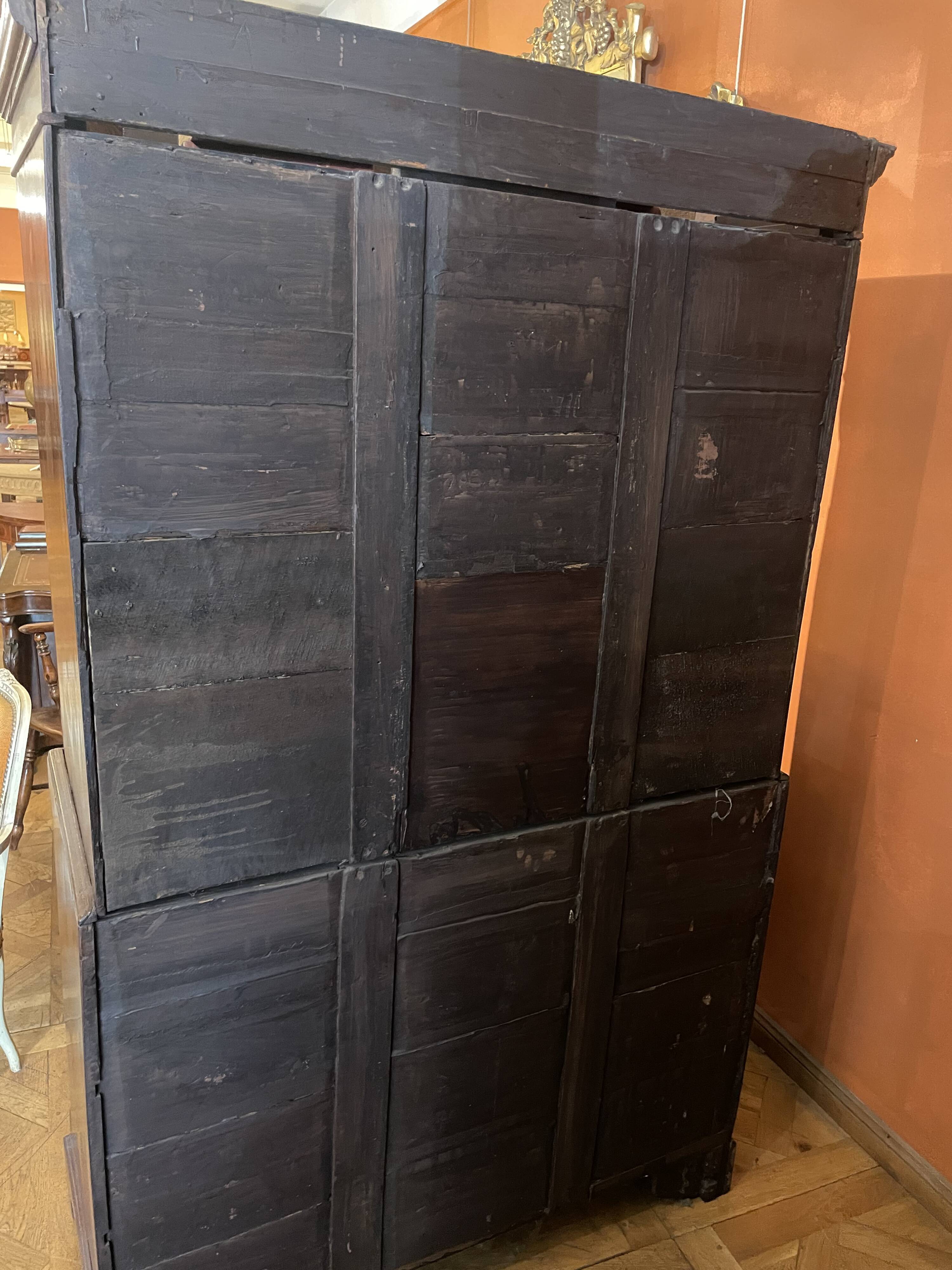 tallboy chest on chest in mahogany - 18th century