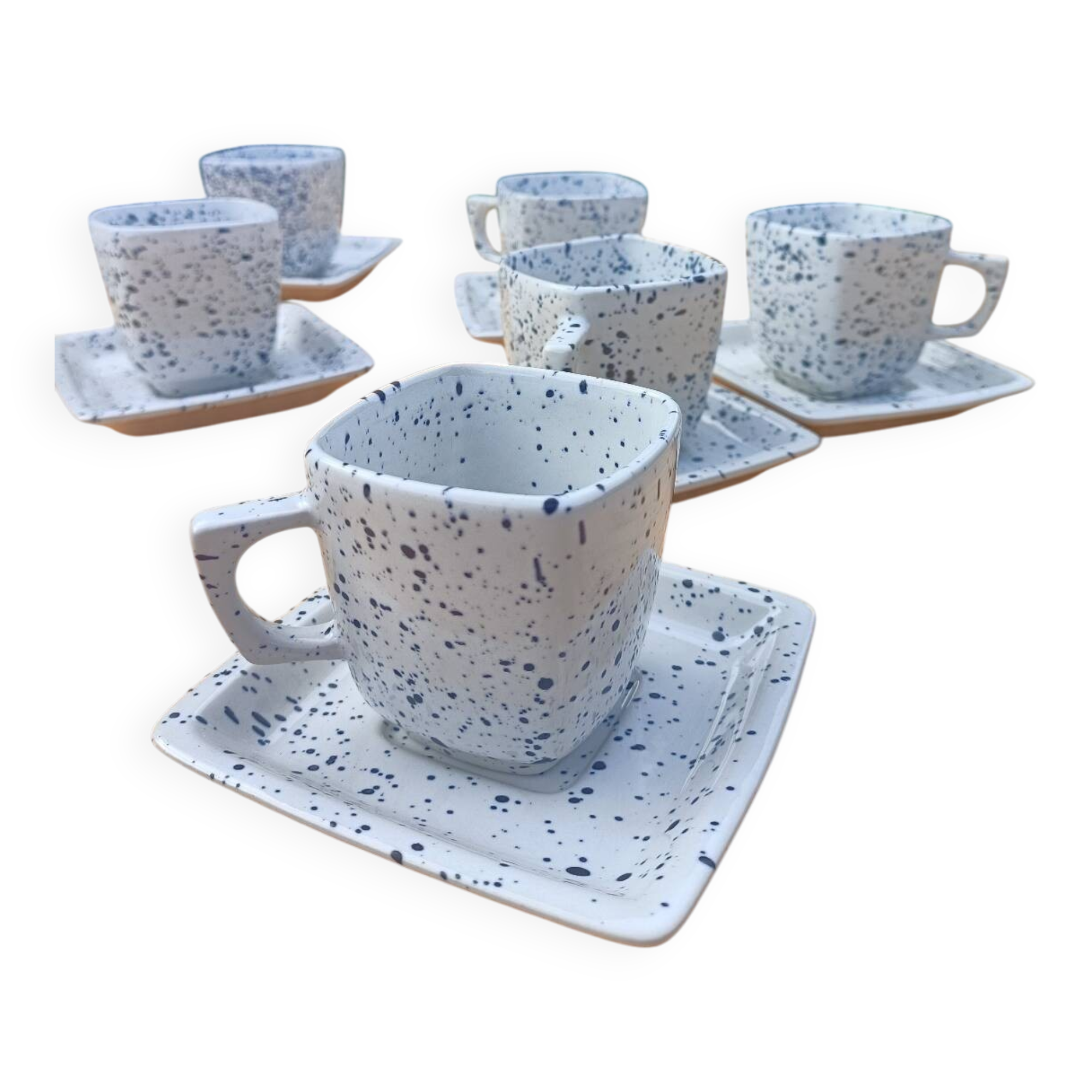 Set of Contemporary Coffee Cups