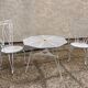 vintage metal garden furniture tête-à-tête