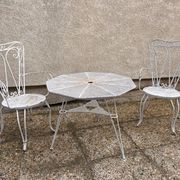 vintage metal garden furniture tête-à-tête