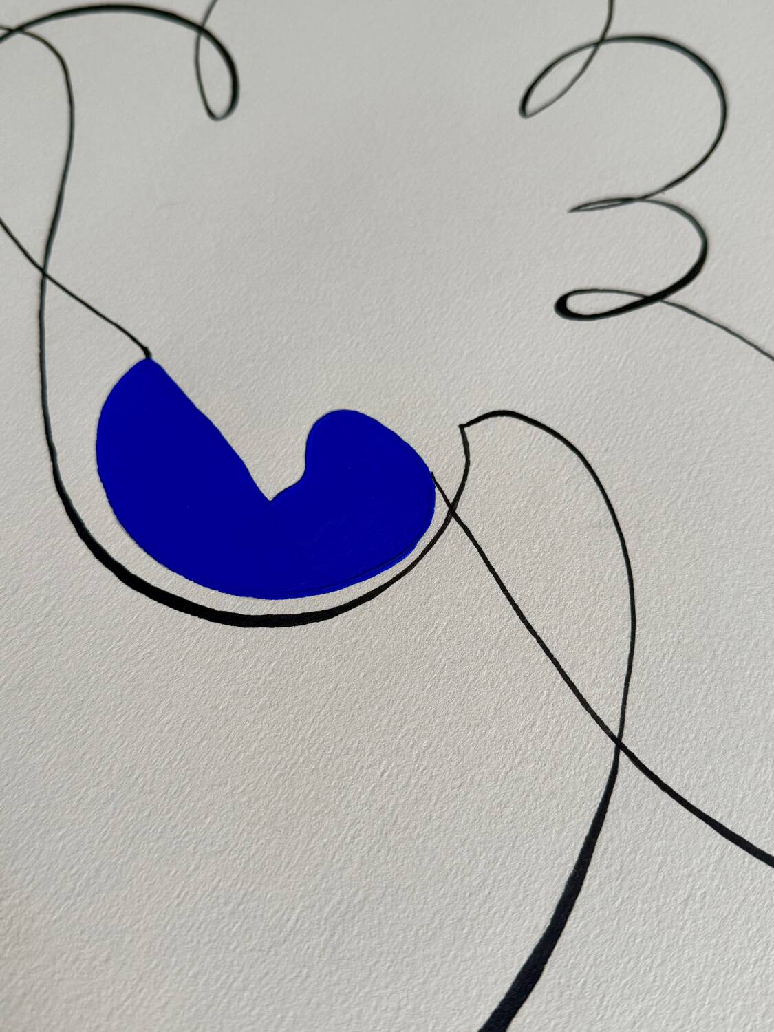 Blue Sun 05 - 40 x 50 cm - Atelier Agapé