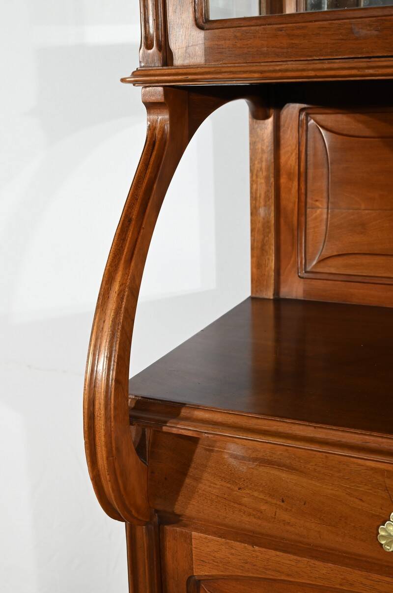 Mahogany Bar Furniture, attributed to Maison E.Diot, Art Nouveau – 1900