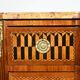 Rosewood and Mahogany chest of drawers, Louis XV / Louis XVI Transition style – Late 19th century