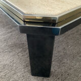 Travertine coffee table in the 70s