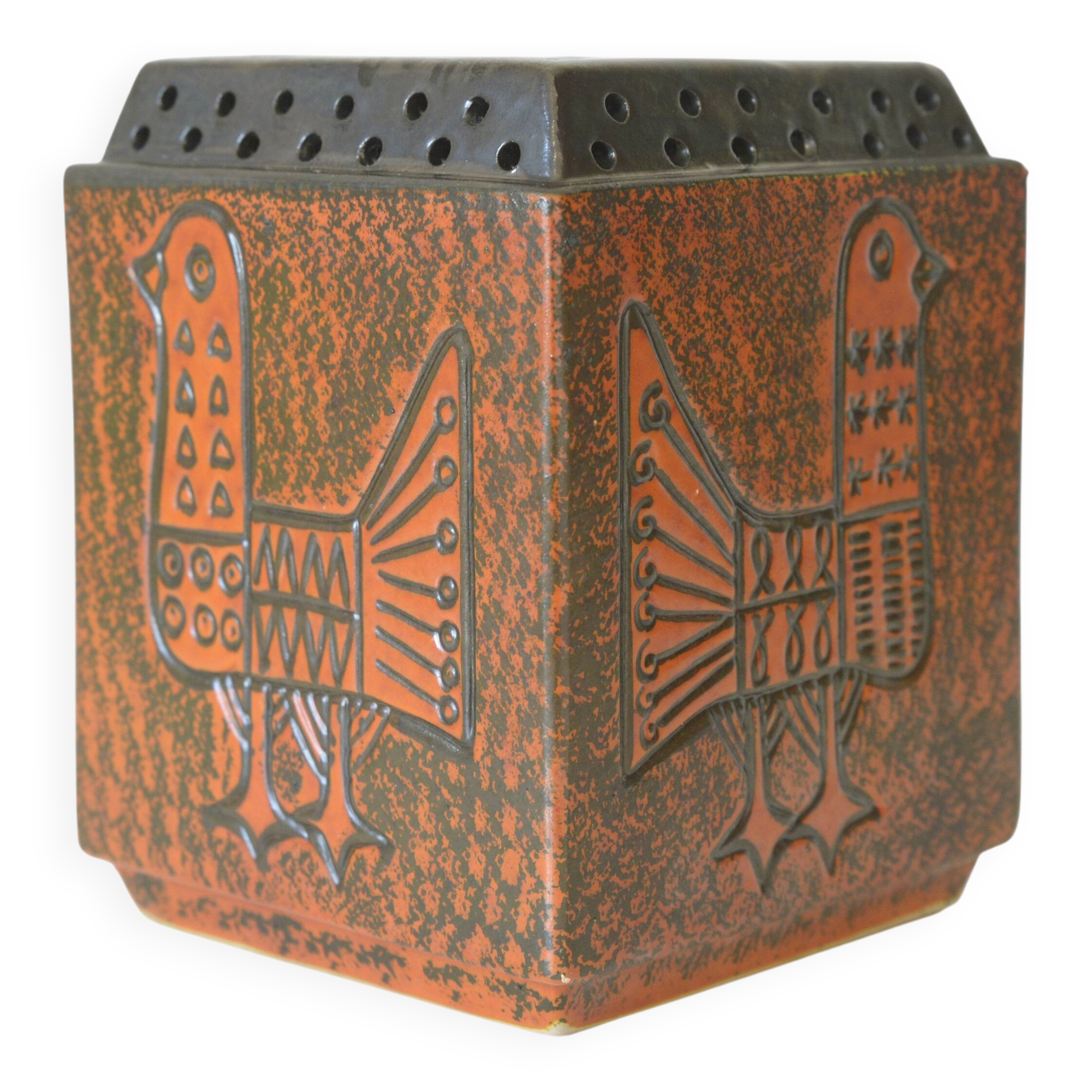 Vase en céramique Tófej Ceramic, Hongrie années 1960