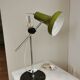 Vintage Olive Green Table Lamp, Adjustable Retro Desk Light