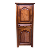 Armoire vintage en bois massif d'aulne