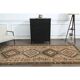 1970s Vintage Turkish Oushak Handmade Wool Cotton Orange Area Rug  149x316