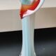 Vase soliflore "Jack in the Pulpit" en verre de Murano