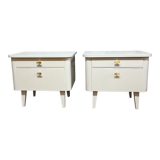 Pair of bedside feet compass