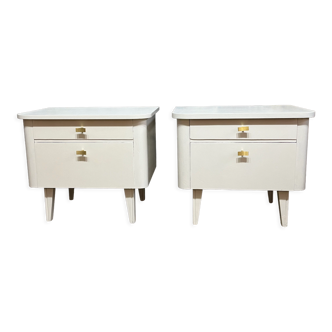Pair of bedside feet compass