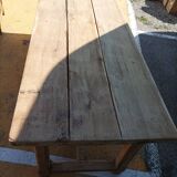 Solid oak farmhouse table