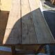 Solid oak farmhouse table