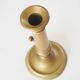 Brass bobeche candle holder