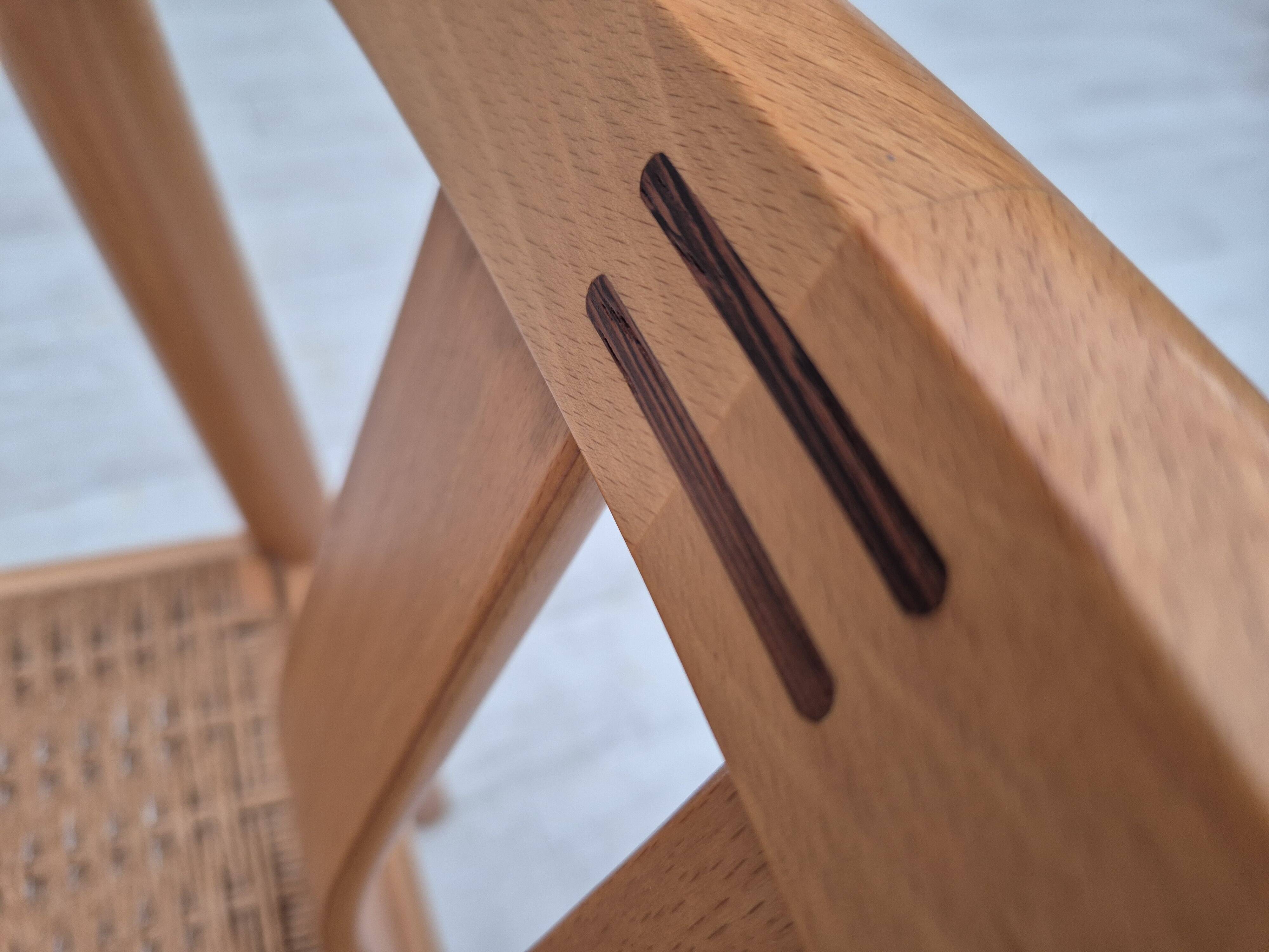 1970s, Danish design by Hans J. Frydendahl, pair of chairs model "Cleopatra".