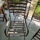 4 fauteuils en fer forgé