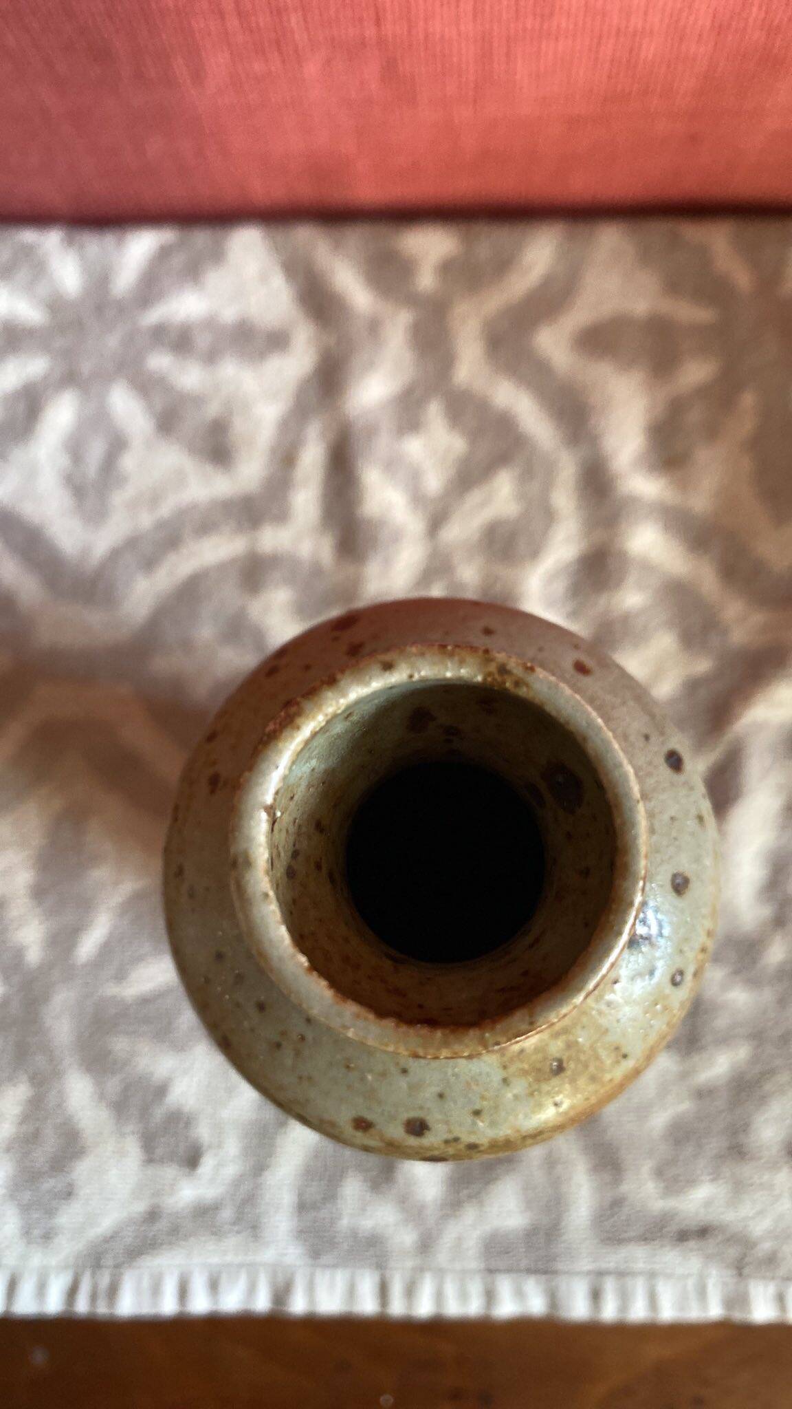 Antique stoneware bottle