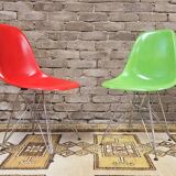 Pair of Eames Hermann Miller chairs 1960