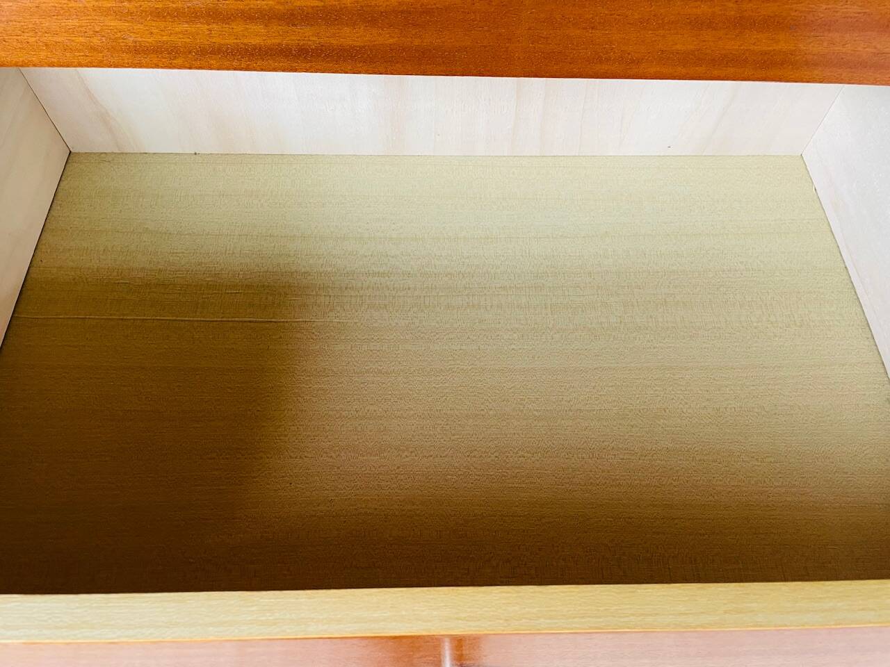 High chest of drawers with 5 drawers, Scandinavian style, circa 60's