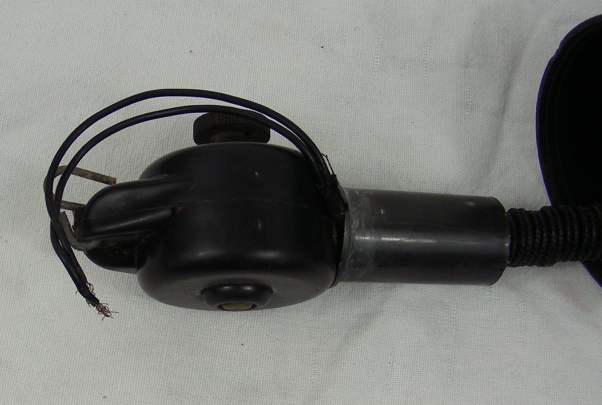 suspension opaline bleu monte baisse vintage 1970