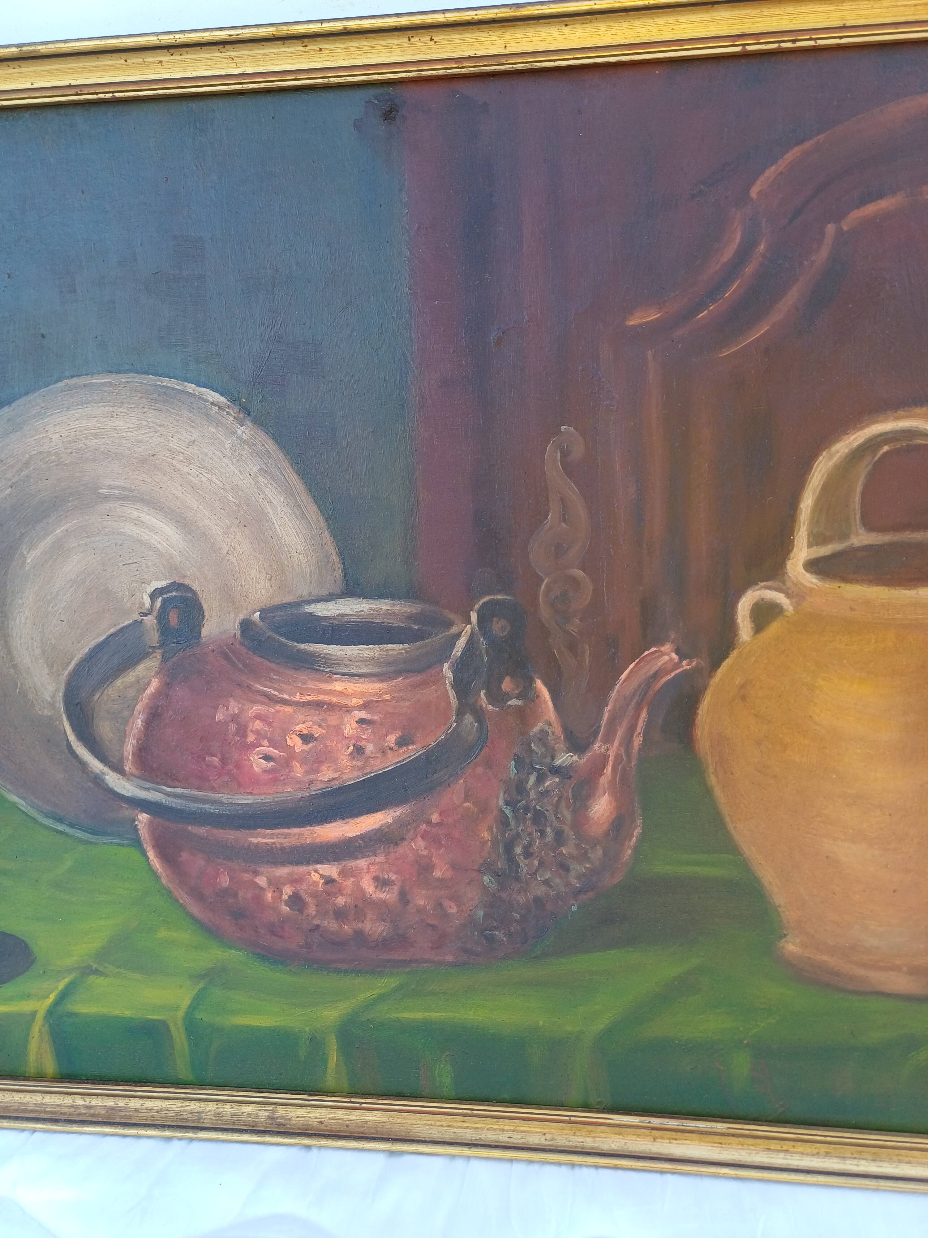 Oil on Panel “Still Life” by: Le Baro