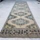 Vintage Turkish hallway rug 95x354 cm